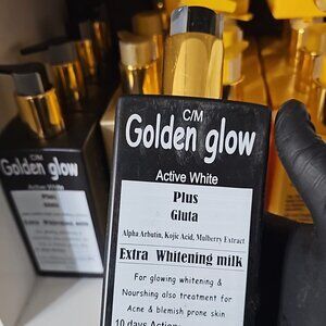 Golden glow active white plus gluta extra whitening milk 500ml